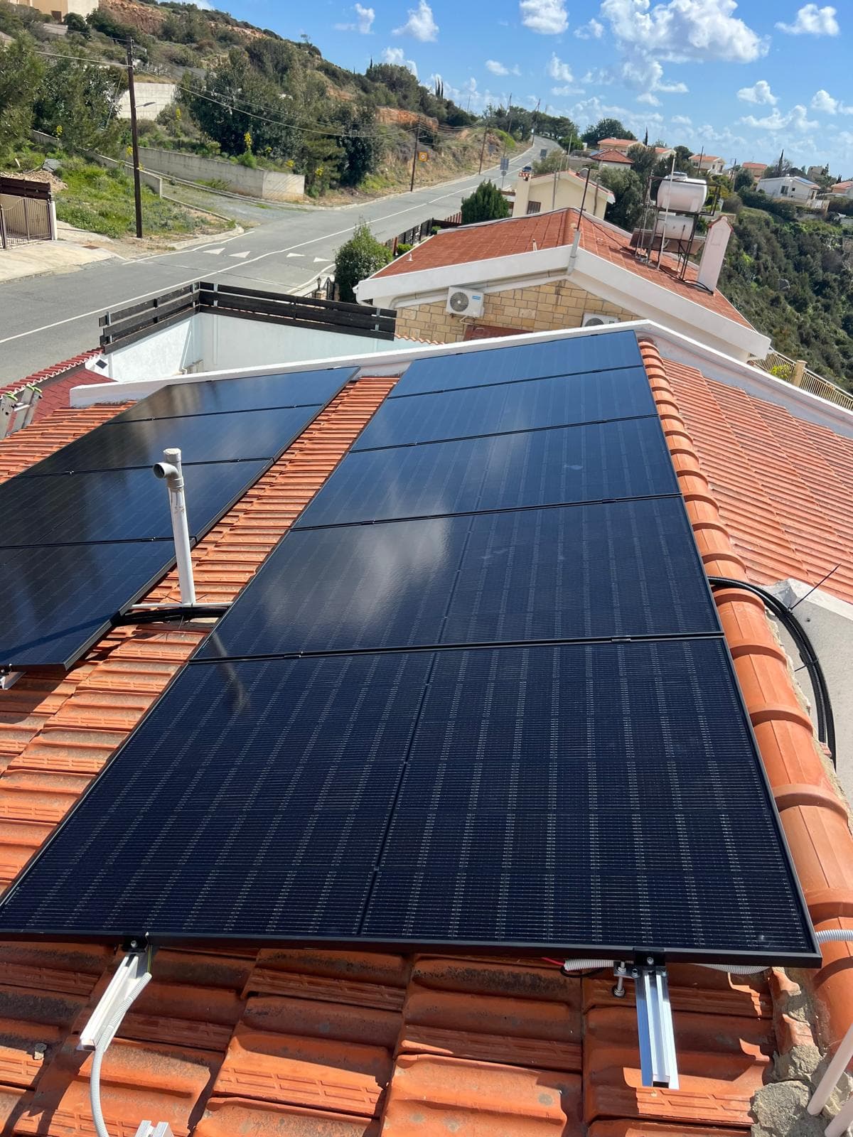 Solar installation in Limassol, Cyprus