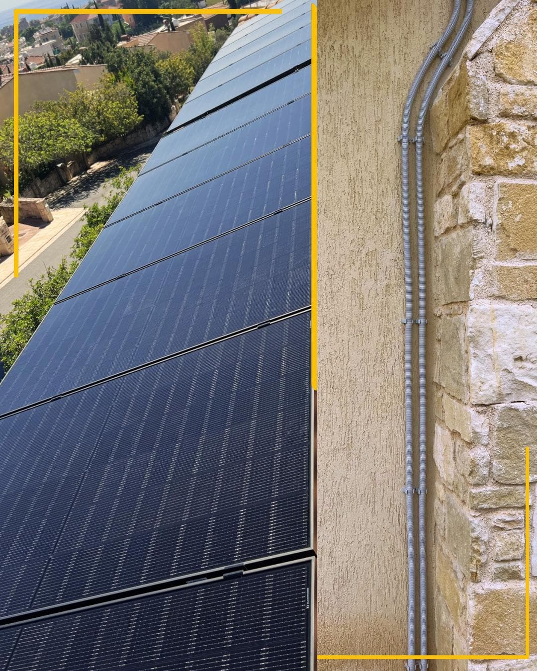 Solar installation in Paphos, Cyprus